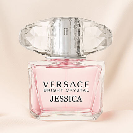 Personalised Bright Crystal by Versace Perfume for her: Personalised Anniversary Gifts
