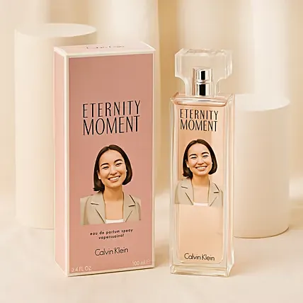 Personalised Calvin Klein Eternity Moment Perfume for her: Nurses Day Gifts Singapore