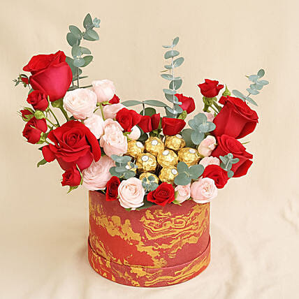 Dreaming About You Romantic Flower and Chocolates: Flowers and Chocolates