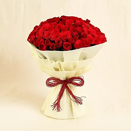 99 Roses Bouquet: Proposal Flowers