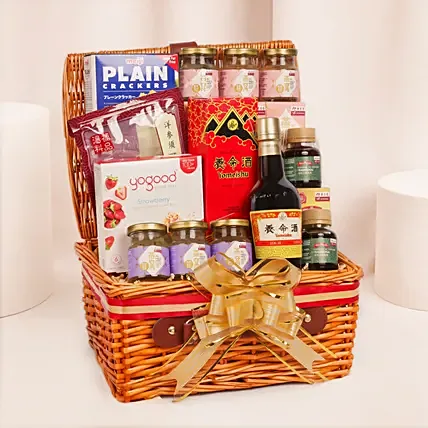 Healthy Drinks & Treats Wellness Hamper: Nurses Day Gift Ideas