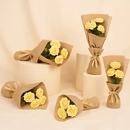 Spray Roses Bouquet Set of 5 For Womens Day: International Women's Day Flowers