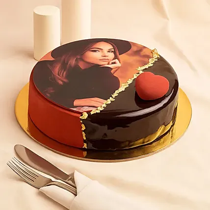 Dream Choco Photo Cake 6 Inches: Photo Cakes 