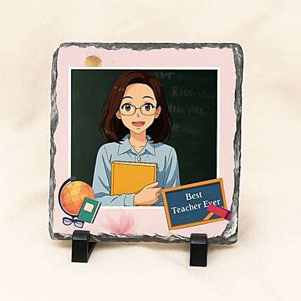 Best Teacher Ever Ghibli Style Personalised Frame: Teachers Day Gifts