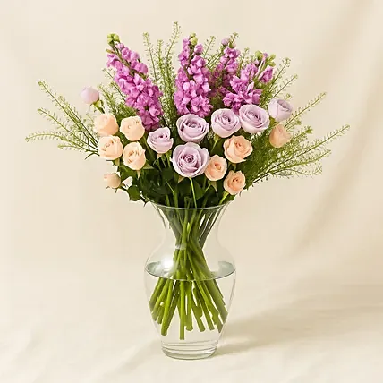 Pastels Floral Beauty In A Vase: Gift Discounts