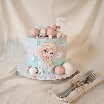 Frozen Princess Theme Birthday Cake: Frozen Cakes