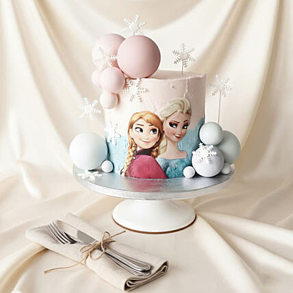 Frozen Theme Princesses Designer Cake: Frozen Cakes