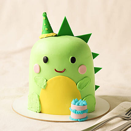 Green Dinosaur Cake: Just Because Gifts