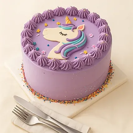 Unicorn Red Velvet Purple Cake: Unicorn Cakes