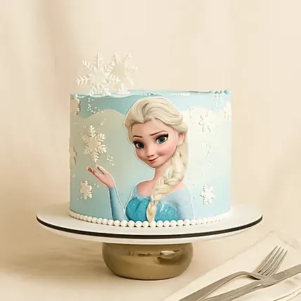 Princess Elsa Frozen Theme Cake: Designer Cakes
