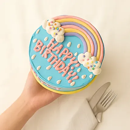 Rainbow Birthday Cake: Birthday Cakes