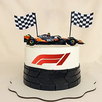 Formula One Racing Car Cake: Designer Cakes
