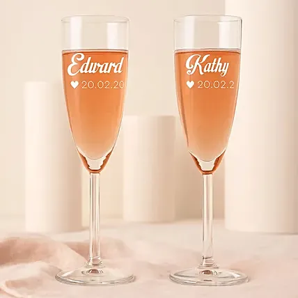Personalised Engraved Juice Glass: Customized Gifts for Wedding