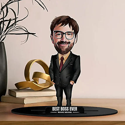 Personalised Caricature for Boss: Customized Gifts