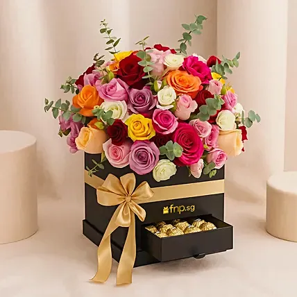 Colorful Blooms and Rochers Box: New Arrival Gifts