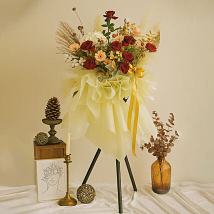 Congratulatory Flower Stand - Success in Blooms: Flower Stands Singapore
