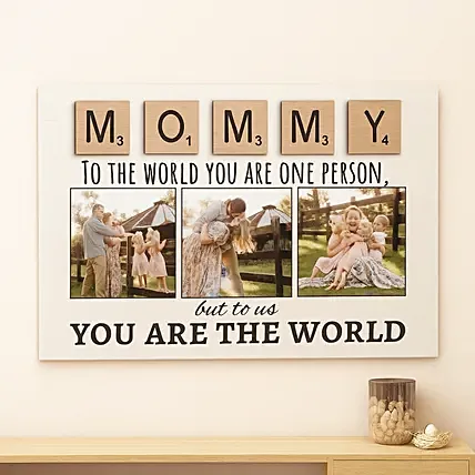 Personalised Canvas Photo Frame for Mom: Personalised Photo Frames