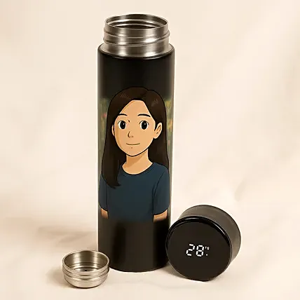 Personalise Your Ghibli Printed Water Bottle: Students Day Gifts