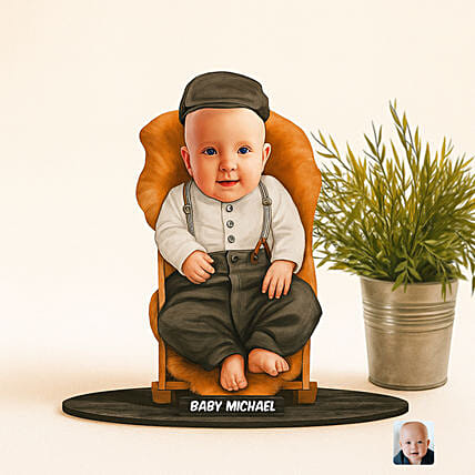 Personalized Boss Baby Caricature: Children's Day Gifts