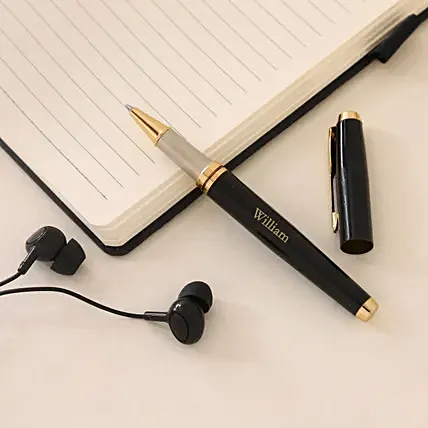 Personalized Engraved Roller Pen: Engraved Stationery