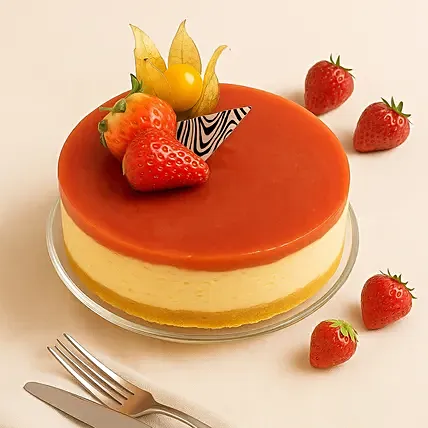 Strawberry Cheese Cake: Hari Raya Cakes
