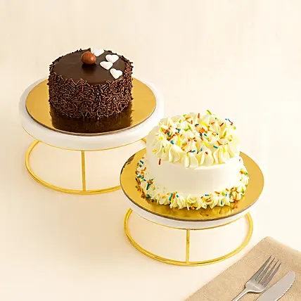 Vanilla & Dark Chocolate Mini Cake: Farewell Cakes Singapore