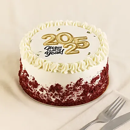 New Year Red Velvet Cake 6 Inches: New Year Gifts