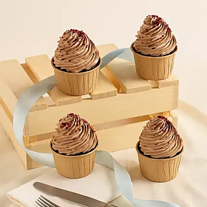 Chocolate Cupcakes 4 Pcs: Cupcakes