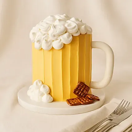 Beer Mug Cake: Red Velvet Cakes 