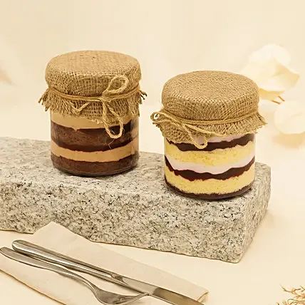 Set of 2 Jar Cake: Children's Day Gifts