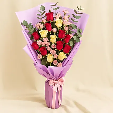 Exotic Mixed Flowers Bunch: Congratulations Flowers Singapore