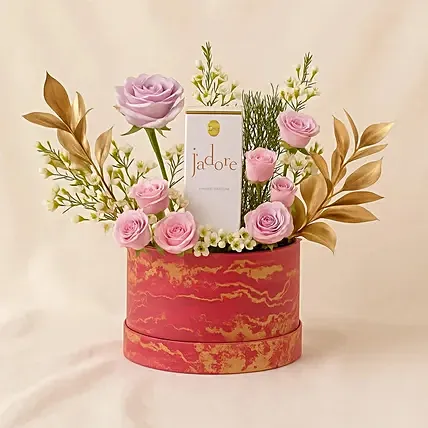 Dior Jadore EDP For Women n Flowers Box: Branded Gifts