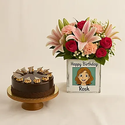 Personalise Your Ghibli Birthday Cake And Flowers: Trending Gifts