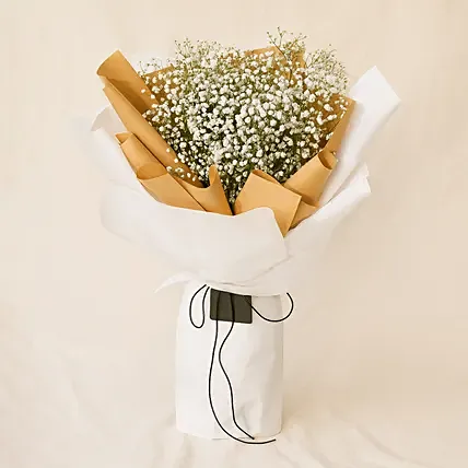 Happy Baby Breath Bouquet: Baby's Breath Flowers