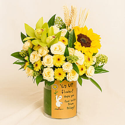 Get Well Soon Message Flowers Arrangement: Get Well Soon Bouquets