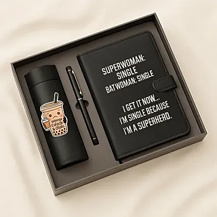 Superhero Bottle and Mug Set: Gifts For Singles Day