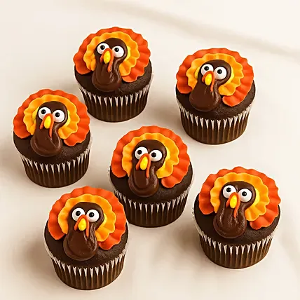 Thanksgiving Turkey Chocolate Cupcakes: Thanksgiving Gifts
