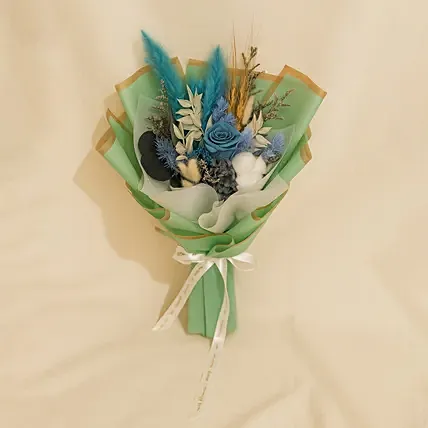 Azure Devotion Preserved Flowers: I Miss U Flowers