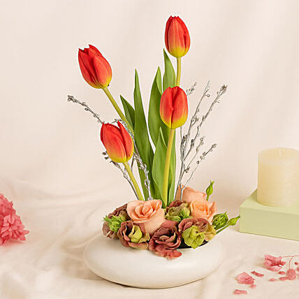 Jazzy Tulips: For Anniversary