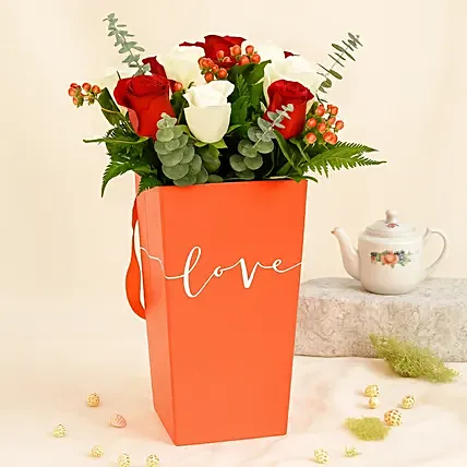 Pretty in Red Petal Ensemble: 