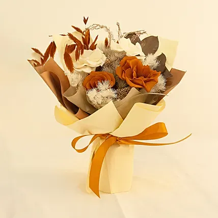 Heart in Bloom Preserved Flower: Preserved Flowers Singapore