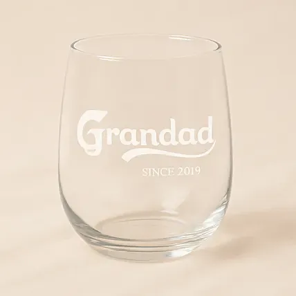 Engraved Glass for Grandad: Engraved Glasses