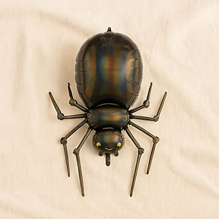 Black Spider Foil Balloon 23 x 40 inch: Halloween Gifts Singapore