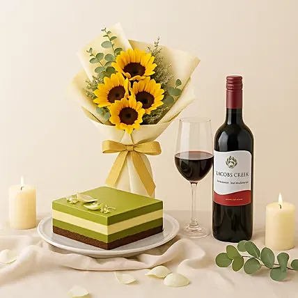 Sunflower Wine and Dubai Chocolate Pistachio Cake: New Arrival Gifts