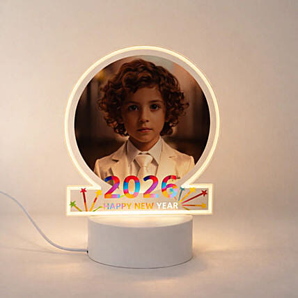 Personalised Happy New Year Lamp: 