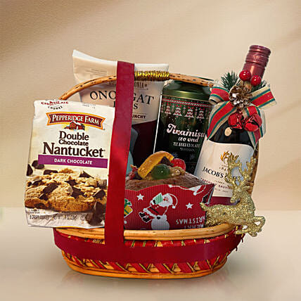 New Year Snacks & Drinks Celebration Hamper: Christmas Hampers Singapore