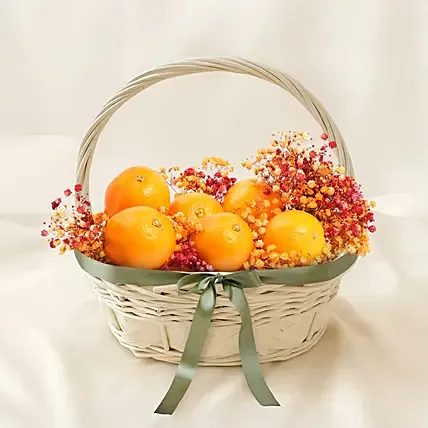 CNY Special Oranges Basket: Orange Baskets