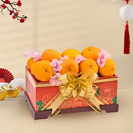Wishes of Health Oranges Tray: CNY Gifts