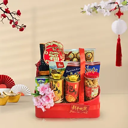 Chinese New Year Happiness Hamper: Wine Hampers