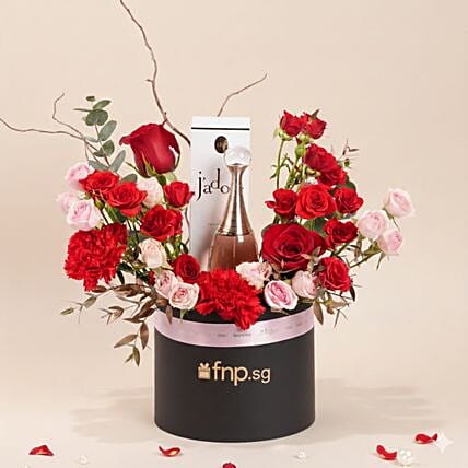 Jadore Perfume and Roses for valentines: For Valentine's Day